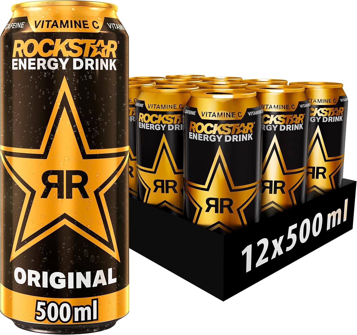 Boissons rockstar energy : 50cl x 24 (2x12)